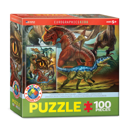 Eurographics 100 palan palapeli Carnivorous Dinosaurs