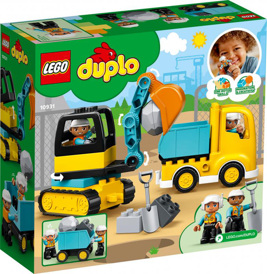 LEGO Duplo 10931 Kuorma Auto ja Telakaivuri