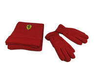 Ferrari lasten hansikas- ja huivisetti
