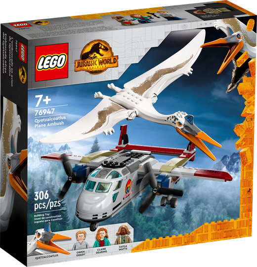 LEGO Jurassic World - Quetzalcoatlus-lentoliskon lentokoneväijytys (76947)