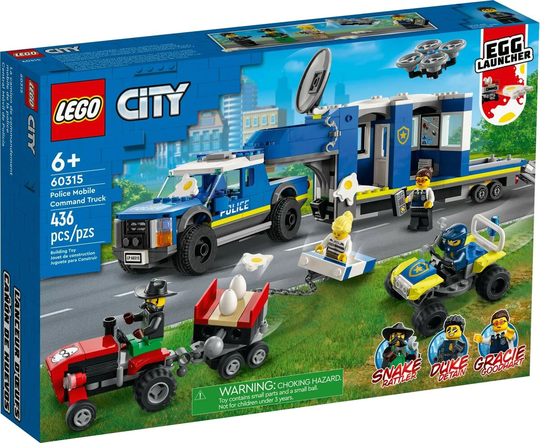 LEGO City 60315 Poliisin Liikkuva Komentokeskus