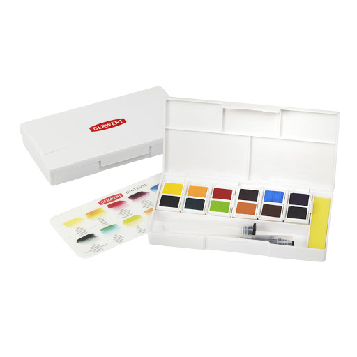 Derwent - Inktense Paint 12 Travel Pan Palette (603053)
