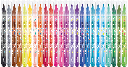 Maped - Mini Cute Felt Tips pens (24 pcs) (845406)