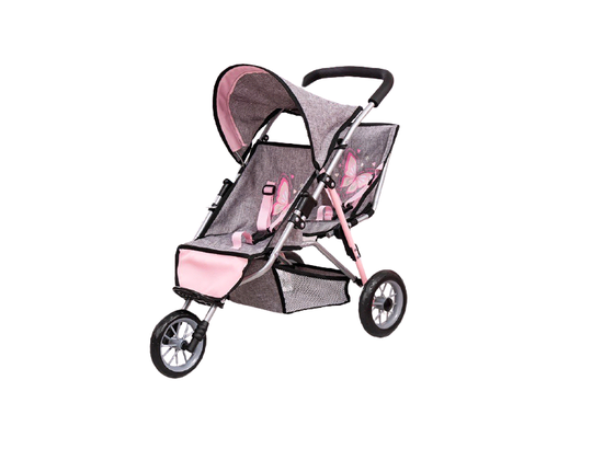 Bayer - Twin Dolls pram Duo - Butterfly (39133AA)