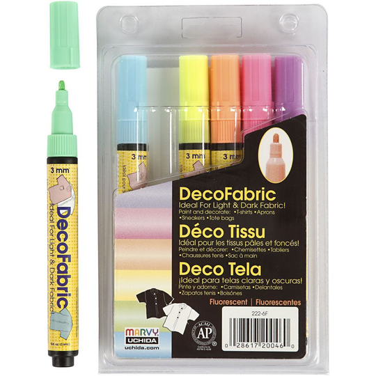 Deco - Textile Markers - Neon (25098)