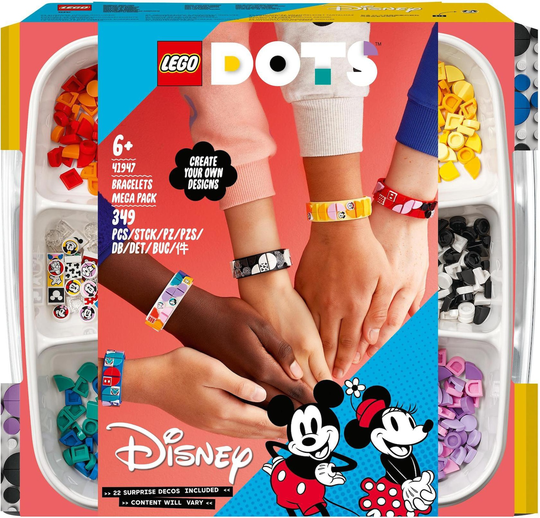 LEGO Dots - Mikki ja ystävät rannekorujen megapakkaus (41947)