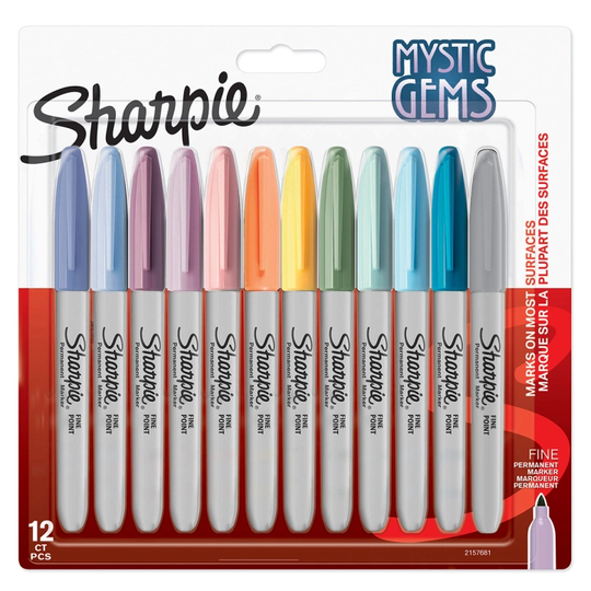 Sharpie Fine Marker 12-setti Mystic Gems