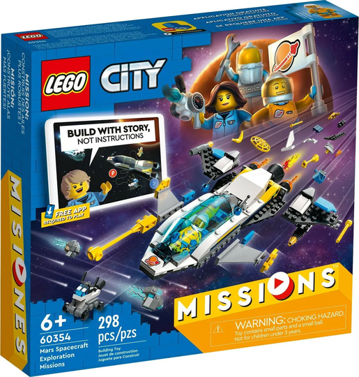 LEGO City 60354 Mars-avaruusaluksen Tutkimuslennot