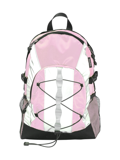Huomio heijastava reppu 15 l pinkki