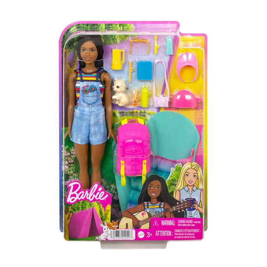 Tummatukkainen Barbie Retkellä