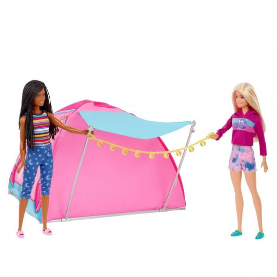 Barbie Lets Go Camping Tent Barbie Leikkisetit HGC18