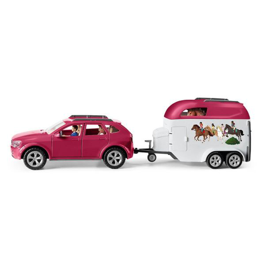 Seikkailu autolla Schleich -hevoskerho 42535