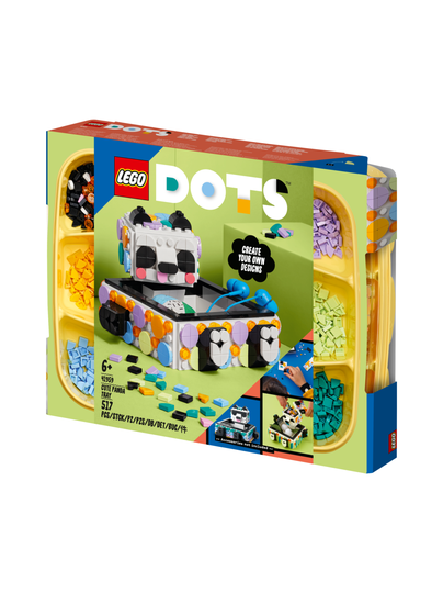 41959 dots cute panda tray