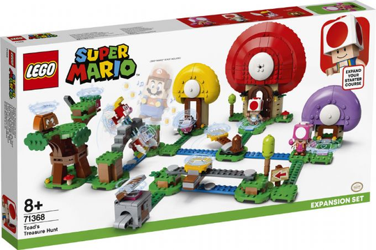 Toadin aarrejahti -laajennussarja Lego Super Mario 71368
