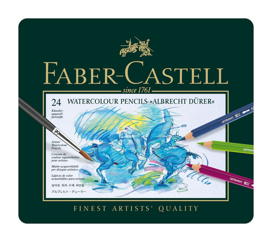 Faber-Castell - Watercolour pencil Albrecht Dürer tin of 24 (117524)
