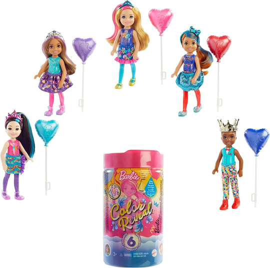 Barbie Chelsea Color Reveal Party 6 Yllätystä