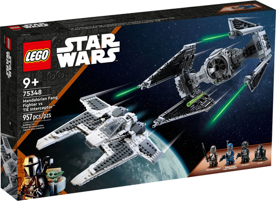 Lego 75348 Mandalorialainen Fang-hävittäjä vs. TIE-torjuntahävittäjä