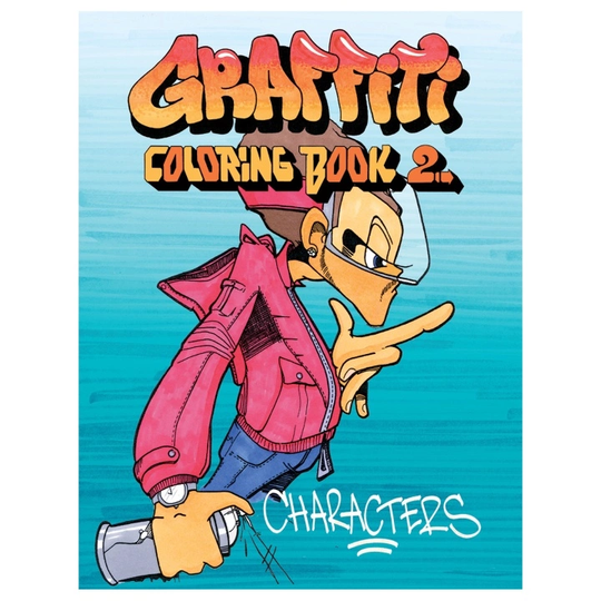 Books Graffiti Coloring Book 2 - Characters