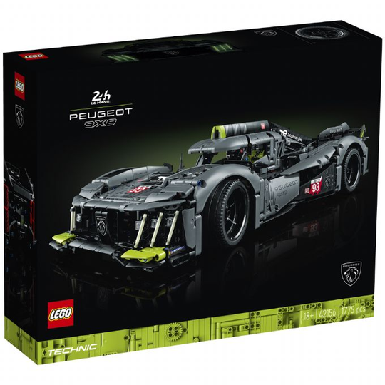 PEUGEOT 9X8 24H Le Mans Hybrid Hypercar LEGO Technic 42156