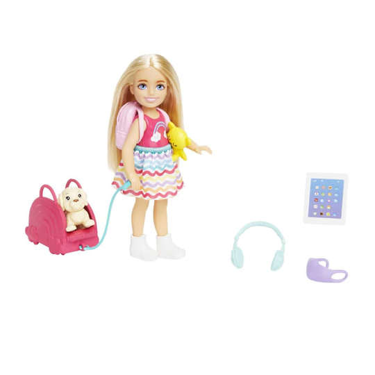 Barbie - Chelsea Travel Set With Puppy (HJY17)