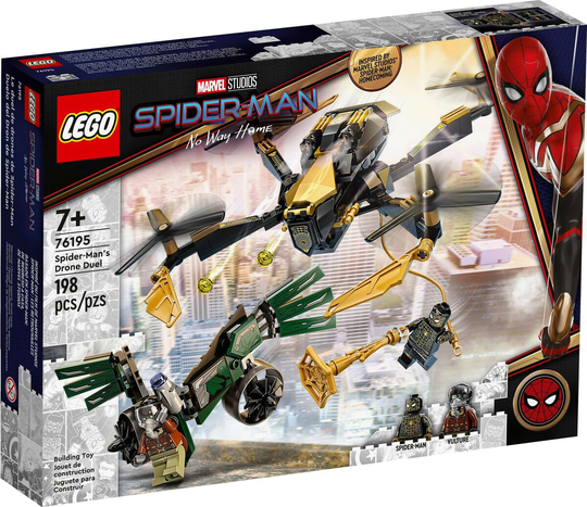 LEGO® 76195 Spider-Man Spider-Man ja dronekopterien kaksintaistelu