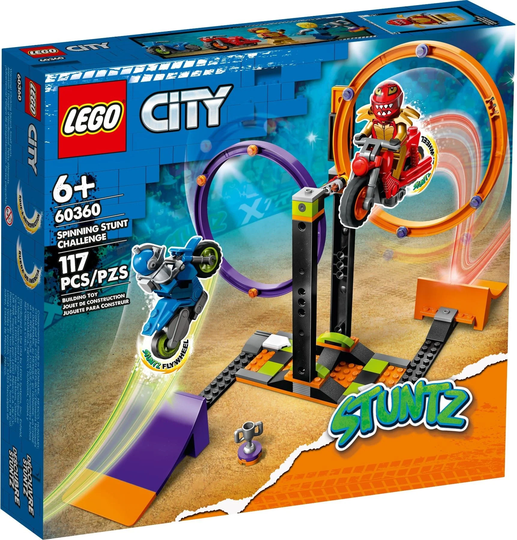 LEGO City 60360 Pyörivä Stunttihaaste