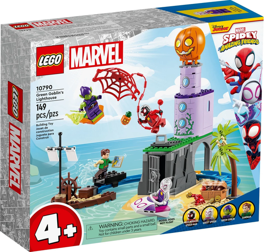 LEGO Marvel 10790 Team Hämis Vihreän Menninkäisen Majakalla