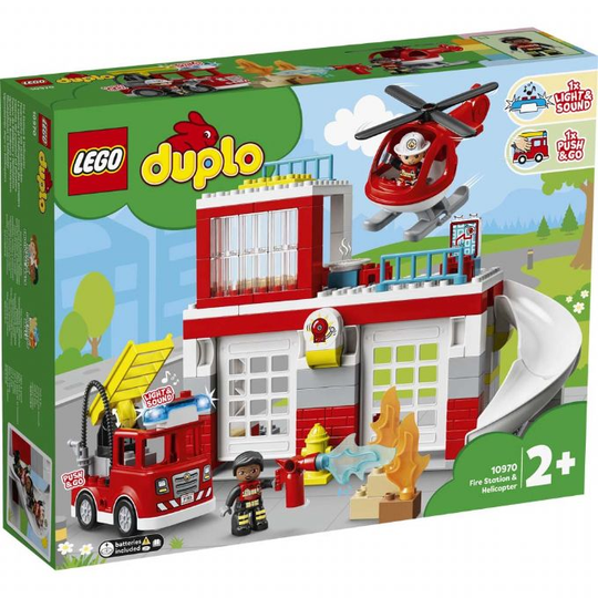 Paloasema ja helikopteri LEGO Duplo 10970