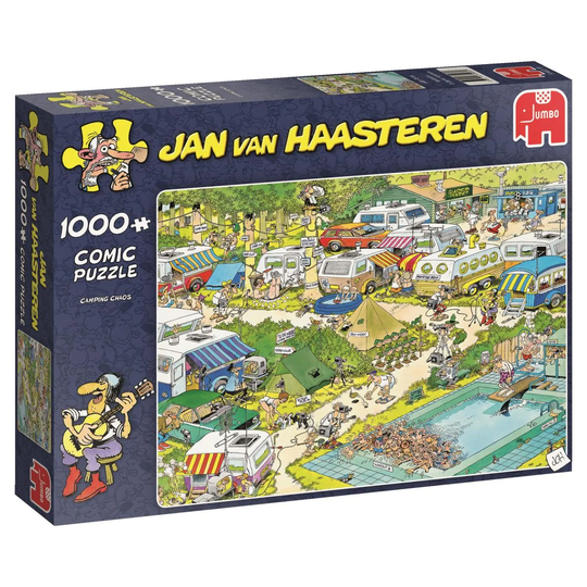 Jan van Haasteren 1000 palan palapeli Camping Chaos