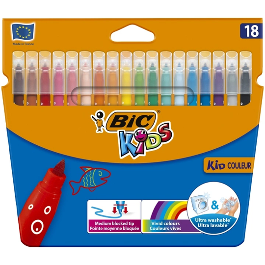 BIC Kids Couleur Tussikynät 18-setti