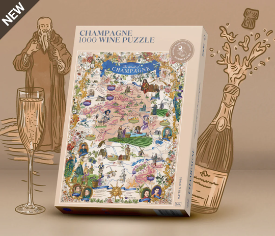 Water & Wines The World Of Champagne, Puzzle 1000 Palan Palapeli