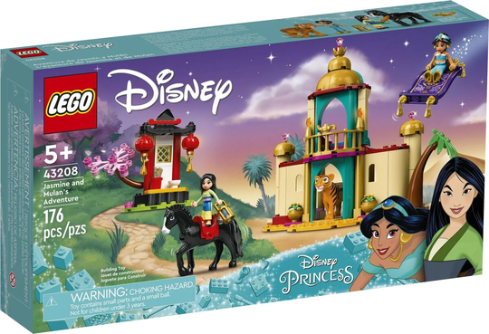 LEGO Disney 43208 Jasminen ja Mulanin Seikkailu