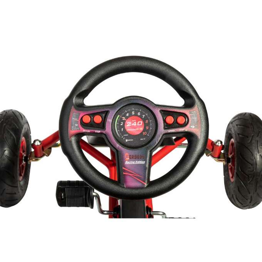 Poljin Gokart punainen Lasten pyörä 112012