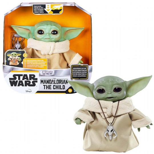 Mandalorian Baby Yoda Animatronic figuuri Star Wars Mandalorian Baby Yoda 0F1119