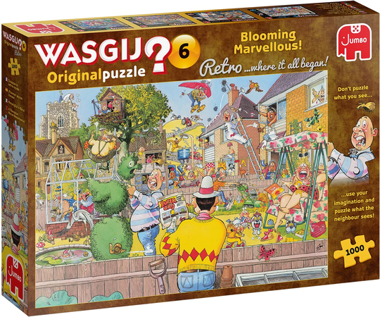 Wasgij Retro Original, 1000 Palan Palapeli Blooming Marvellous!