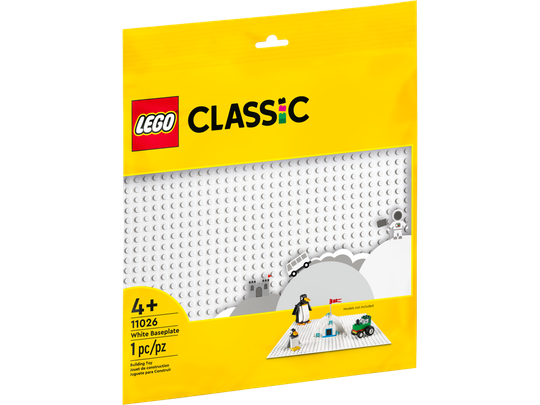 LEGO Classic - Valkoinen rakennuslevy (11026)
