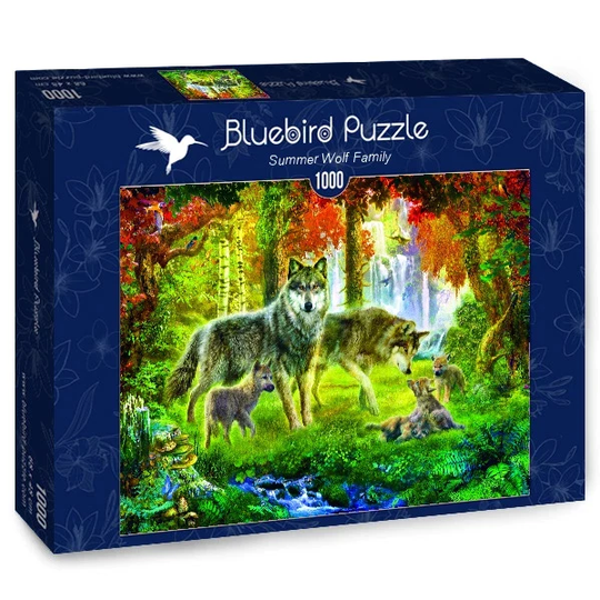 Bluebird 1000 Palan Palapeli Summer Wolf Family