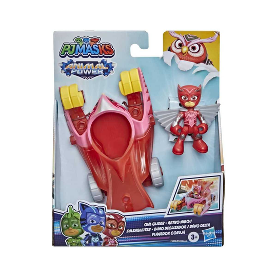 PJ Masks Owl Glider, Pyjamasankarit Pöllö ja Ajoneuvo