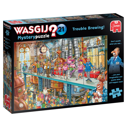 Wasgij Mystery 1000 palan palapeli Trouble Brewing! 21
