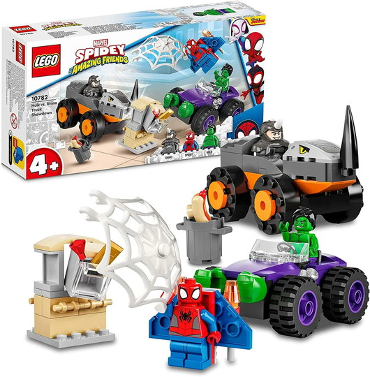 LEGO Spider-Man 10782 Hulkin ja Rhinon Taisteluautot