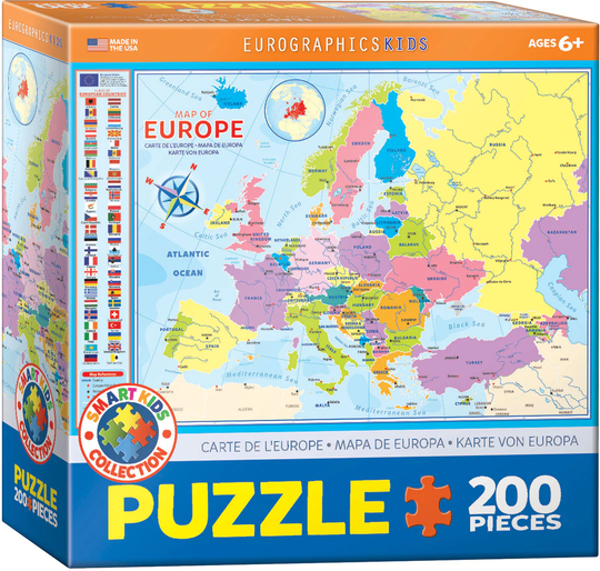 Eurographics 200 palan palapeli Map of Europe