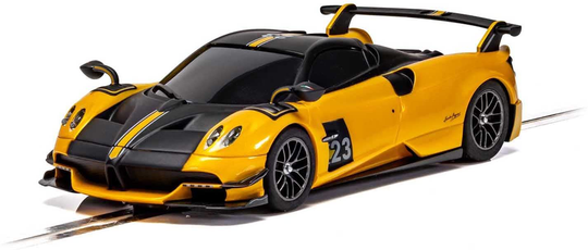 Scalextric Pagani Huayra Roadster BC auto keltainen