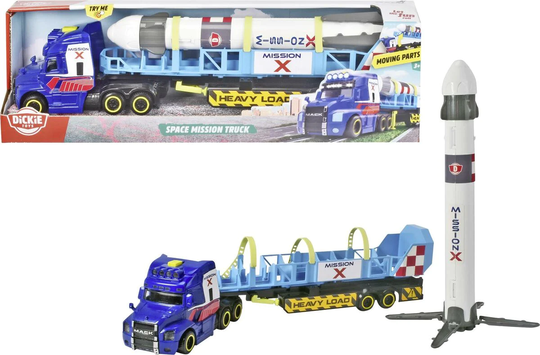 Dickie Toys Rekka sekä Avaruusraketti