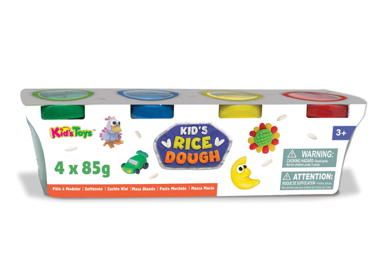 Muovailuvaha riisijauhosta Kid´s Dough 4 x 85 g