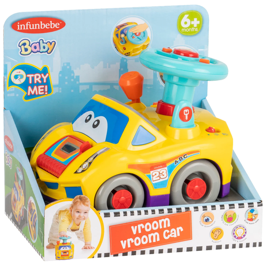 Infunbebe Vroom Vroom Auto Äänillä