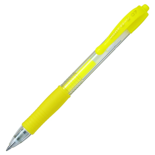 Pilot G2 Geelikynä 0.7 Neon Yellow