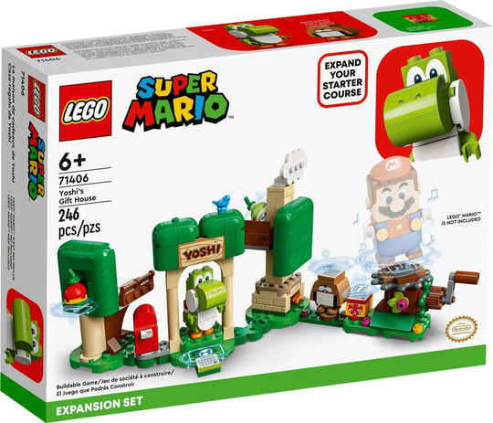 Lego Super Mario 71406 Yoshin Lahjatalo ‑Laajennussarja