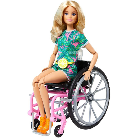 Barbie Vaalea Fashionistas Pyörätuoli