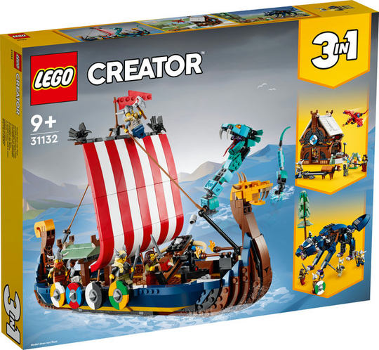 LEGO Creator - Viikinkilaiva ja Midgårdin käärme (31132)
