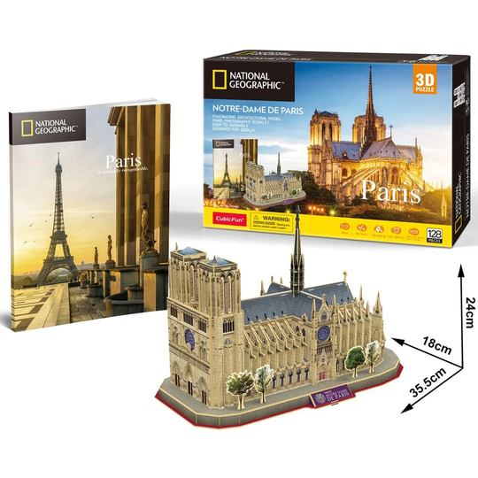 National Geographic 3D palapeli Notre-Dame De Paris